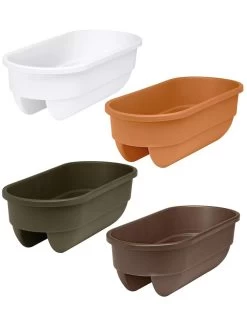 2' X 4' Railing Planter, 25" 5 2' X 4' Railing Planter, 25" -Gardening Sales Store 34336 001E tif