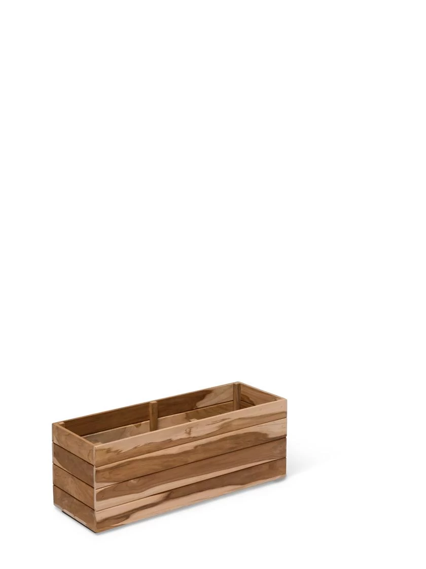 Teak Window Boxes, 8" 1 Teak Window Boxes, 8"