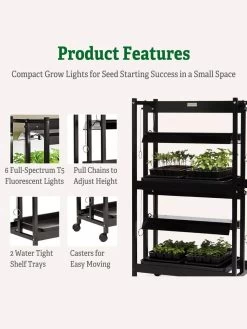 Compact 2-Tier SunLite® Garden -Gardening Sales Store 39 414 4