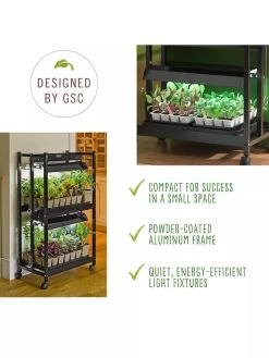 Compact 2-Tier SunLite® Garden -Gardening Sales Store 39 414 7