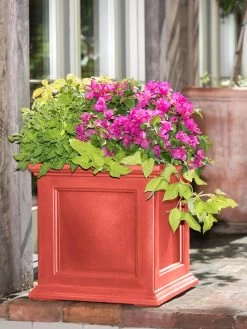 Fairfield Self-Watering Square Planter, 20” X 20” -Gardening Sales Store 39 618 08477 tif