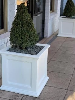 Fairfield Self-Watering Square Planter, 20” X 20” -Gardening Sales Store 39 618 213V tif