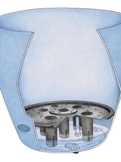 Viva Round Self-Watering Rolling Planter, 14" Diameter -Gardening Sales Store 39325 002 tif