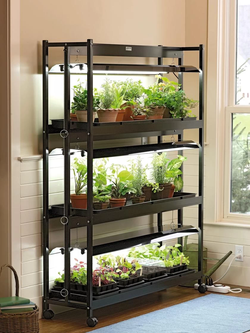 Gardening Sales Store -Gardening Sales Store 39357 004 grow lights with three shelves large tif