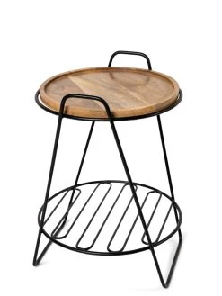 Hairpin Plant Stand With Shelf -Gardening Sales Store 3 4 crop 8612670 222