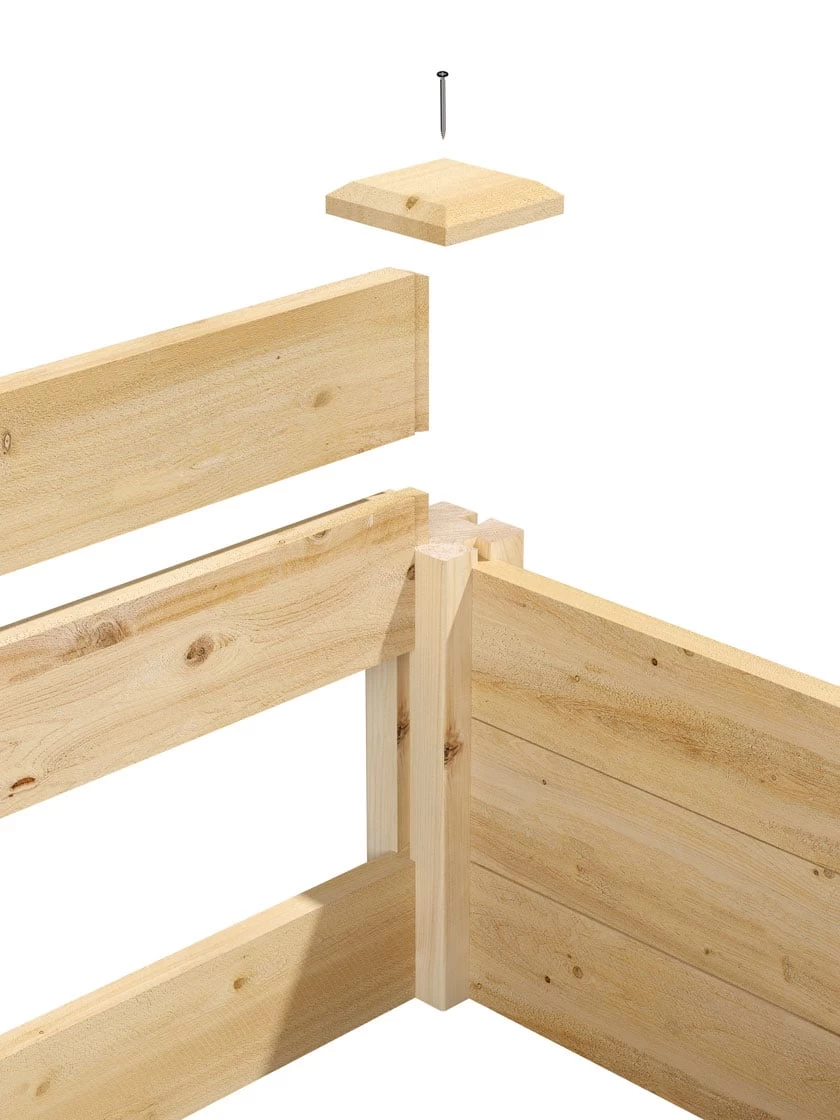 Tall 2-Tier Pine Raised Garden Bed, 4'x12' 6 Tall 2-Tier Pine Raised Garden Bed, 4'x12' - Image 6