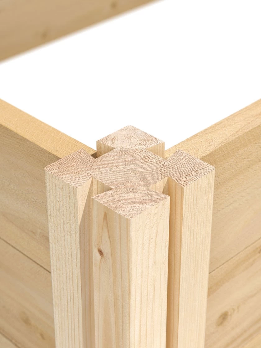 Pine Raised Garden Beds, 4'x4' 8 Pine Raised Garden Beds, 4'x4' - Image 8