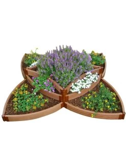 Classic Sienna Versailles Sunburst Raised Garden Bed With 2" Boards 9 Classic Sienna Versailles Sunburst Raised Garden Bed With 2" Boards -Gardening Sales Store 8588252 07v