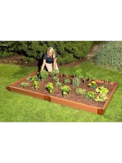 Classic Sienna Composite Raised Bed, 5-1/2" High With 2" Boards 9 Classic Sienna Composite Raised Bed, 5-1/2" High With 2" Boards -Gardening Sales Store 8588260 01v