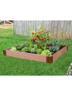 5-1/2" Composite Raised Garden Beds With 1" Boards
