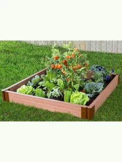Classic Sienna Composite Raised Bed, 5-1/2" High With 2" Boards 10 Classic Sienna Composite Raised Bed, 5-1/2" High With 2" Boards -Gardening Sales Store 8588270 02v