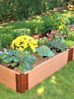 Classic Sienna Composite Raised Bed, 11" High With 2" Board -Gardening Sales Store 8588283 01V tif