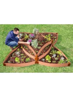 Classic Sienna Raised Garden Bed Versailles Sunburst With 1" Boards 10 Classic Sienna Raised Garden Bed Versailles Sunburst With 1" Boards -Gardening Sales Store 8589503 01v