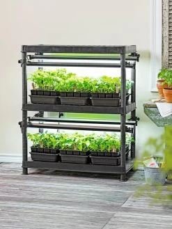 Stack-n-Grow Lights - Base Unit 6 Stack-n-Grow Lights - Base Unit -Gardening Sales Store 8590139 001E Stack N Grow 2 Tier Light System tif 1