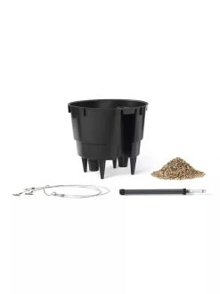 Lechuza® Nido Cottage Wicker Hanging Planter 7 Lechuza® Nido Cottage Wicker Hanging Planter -Gardening Sales Store 8591154WT 001V tif