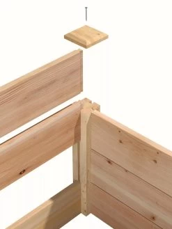 Cedar Raised Garden Bed, 4' X 4' X 6" 8 Cedar Raised Garden Bed, 4' X 4' X 6" -Gardening Sales Store 8591724 06V tif