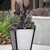 Galvanized Self-Watering Planters