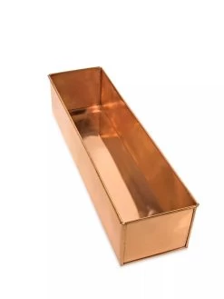 Tall Rectangular Copper Plant Tray, 18" X 5" X 4" -Gardening Sales Store 8593534 1194 tif