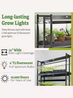 High Intensity 3-Tier SunLite® Garden -Gardening Sales Store 8593944 6