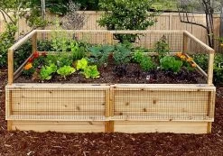 OLT Raised Cedar Garden Bed, 3' X 6' 10 OLT Raised Cedar Garden Bed, 3' X 6' -Gardening Sales Store 8594002 04V tif