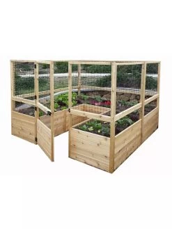 Garden In A Box With Deer Fence, 8' X 12' -Gardening Sales Store 8595875 07V 3 4