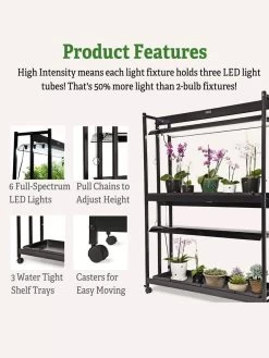 LED SunLite® High Intensity 2-Tier Garden 14 LED SunLite® High Intensity 2-Tier Garden -Gardening Sales Store 8596023 4