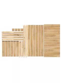 Elevated Cedar Garden Bed, 2' X 4' X 31" -Gardening Sales Store 8596147 07V 3 4