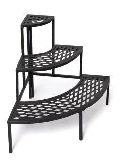 Quarter-Round Lattice Plant Stand -Gardening Sales Store 8596372 6579 tif