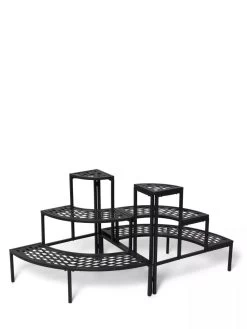 Quarter-Round Lattice Plant Stand -Gardening Sales Store 8596372 6792 tif