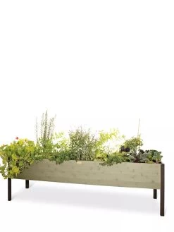 Eco-Stained Elevated Planter Box, 2'x8' -Gardening Sales Store 8596760 3869 tif