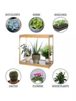 Medium Bamboo LED Grow Light Garden 21 Medium Bamboo LED Grow Light Garden -Gardening Sales Store 8597883 3