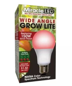 Miracle LED Corded 4-Socket Grow Light Kit With Bulbs, Full Spectrum And Red -Gardening Sales Store 8599032 03V tif