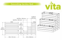 Cascading Keyhole Garden Bed -Gardening Sales Store 8599294 04V tif