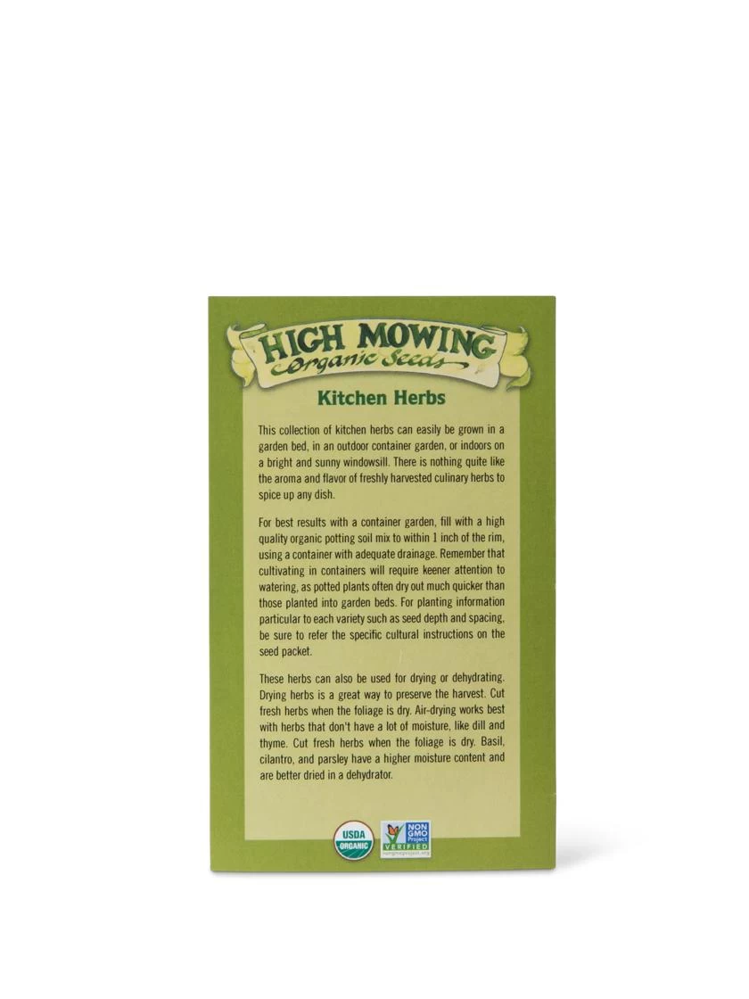 Kitchen Herbs Organic Seed Collection 8 Kitchen Herbs Organic Seed Collection - Image 8