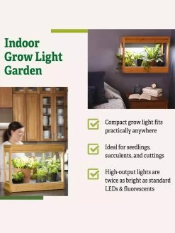 Bamboo Mini LED Grow Light Garden -Gardening Sales Store 8599624 04