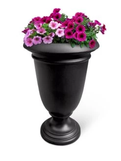 Ellington Self-Watering Urn Planter, 24" -Gardening Sales Store 8600110 04V tif