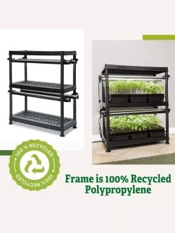 Stack-n-Grow Lights - 2-Tier System 14 Stack-n-Grow Lights - 2-Tier System -Gardening Sales Store 8608905 3