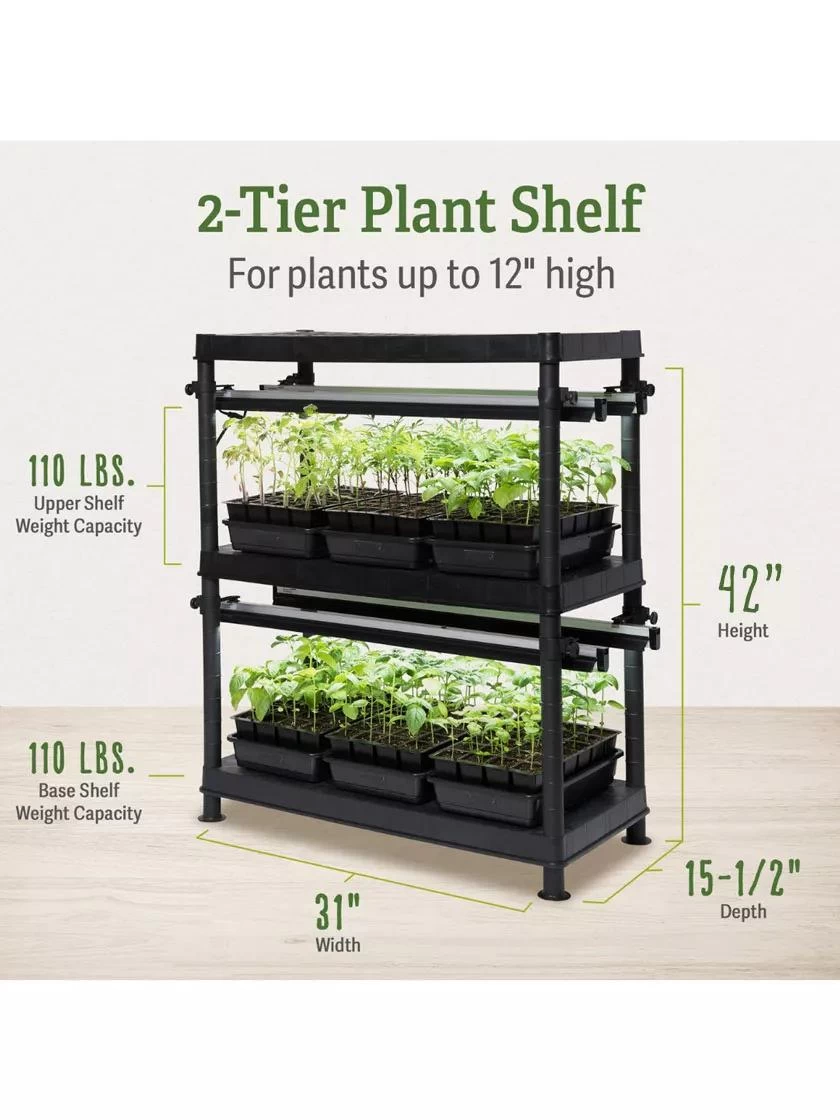 LED Stack-n-Grow Lights - 2-Tier System 2 LED Stack-n-Grow Lights - 2-Tier System - Image 2
