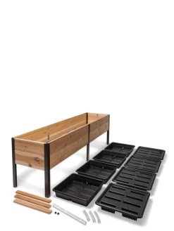 Self-Watering Elevated Planter Box, 2' X 8' -Gardening Sales Store 8608960 2297 tif