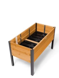 Self-Watering Eco-Stained Elevated Planter Box, 2' X 4' -Gardening Sales Store 8608963 6286 tif
