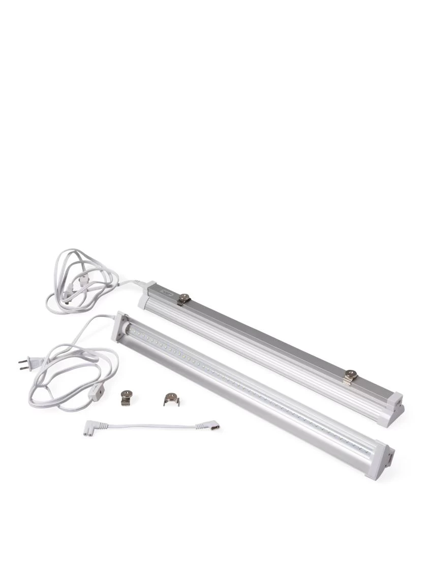 High Output LED Fixtures, 2' With Magnetic Clips, Set Of 2 1 High Output LED Fixtures, 2' With Magnetic Clips, Set Of 2