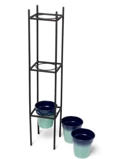 Steel Vertical Plant Stand With Metal Pots -Gardening Sales Store 8609183 4967 tif