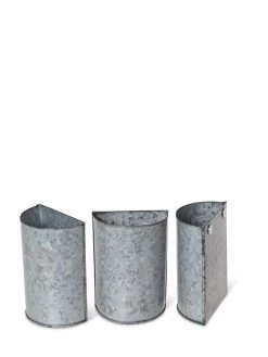 Mini Magnetic Galvanized Planter Pockets, Set Of 3 -Gardening Sales Store 8609216 8714 tif