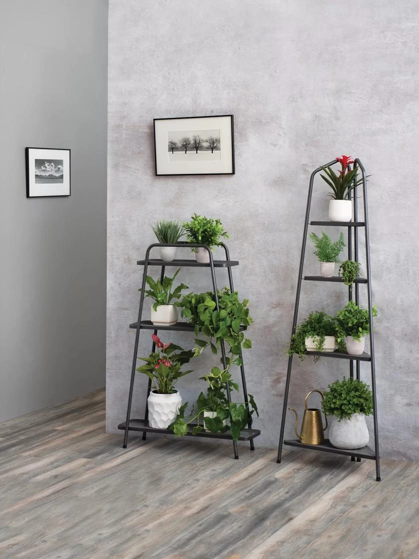 Modern Metal Plant Shelves 1 Modern Metal Plant Shelves