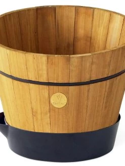 VegTrug® Build-a-Barrel Wooden Planter With Self-Watering Reservoir Tray, 18" 11 VegTrug® Build-a-Barrel Wooden Planter With Self-Watering Reservoir Tray, 18" -Gardening Sales Store 8610253 01V tif