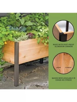Elevated Planter Box, 2' X 4' -Gardening Sales Store 8610894 3