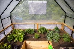 Garden In A Box With Greenhouse, 8' X 8' -Gardening Sales Store 8611033 04V jpg