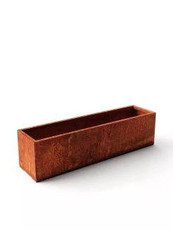 Veradek Metallic Series Corten Steel Window Box Planter, 36" -Gardening Sales Store 8611609 05V tif