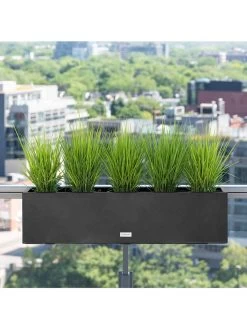 Veradek Metallic Series Railing Planters -Gardening Sales Store 8611610 05v