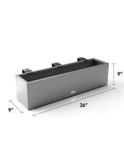 Veradek Metallic Series Railing Planters -Gardening Sales Store 8611610 19v